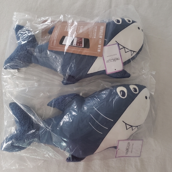 Mina Victory Plush Shark Decorative Pillow Collection Set of 2 - Discontinued - Picture 10 of 12